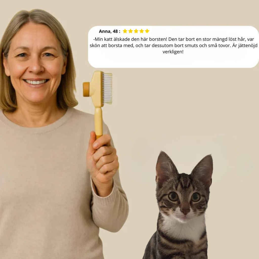 PurrfectBrush™ - Få ett hårfritt hem